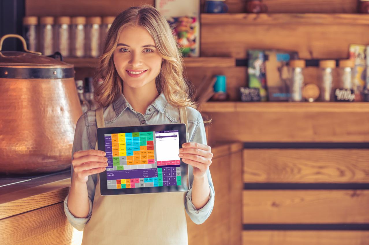 The Impos POS system is easy and intuitive