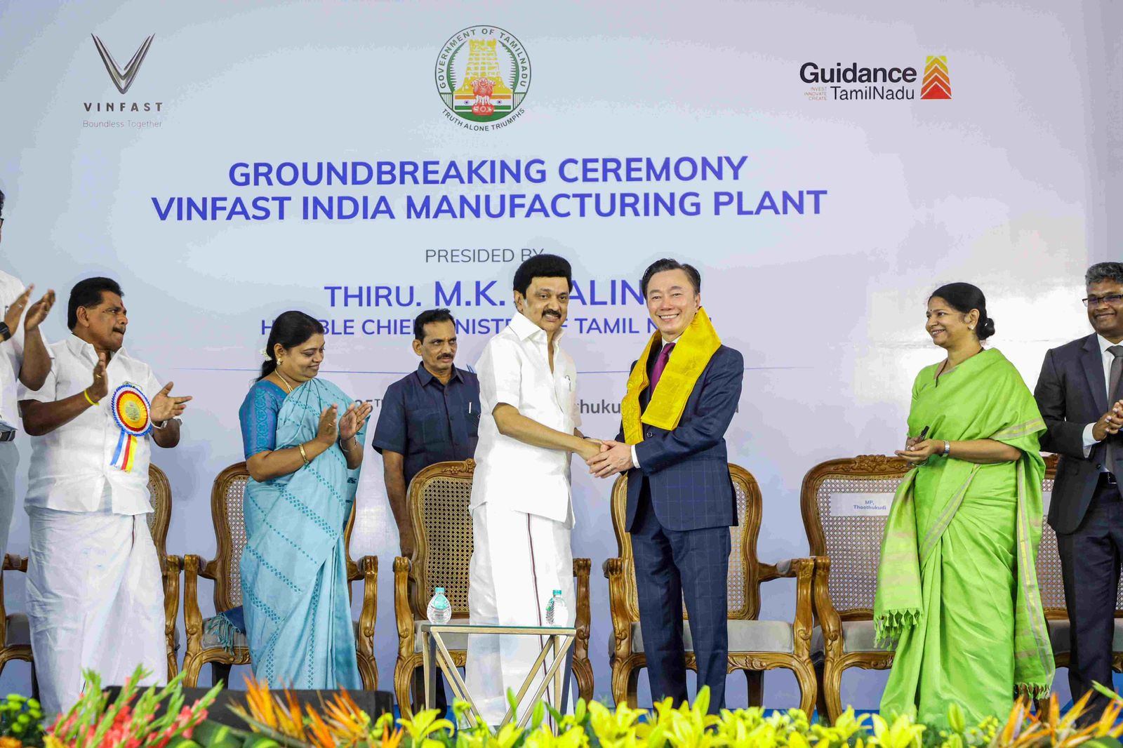 VinFast's groundbreaking ceremony for its plant in Thoothukudi, Tamil Nadu, is a significant stride towards sustainable and green mobility in India.