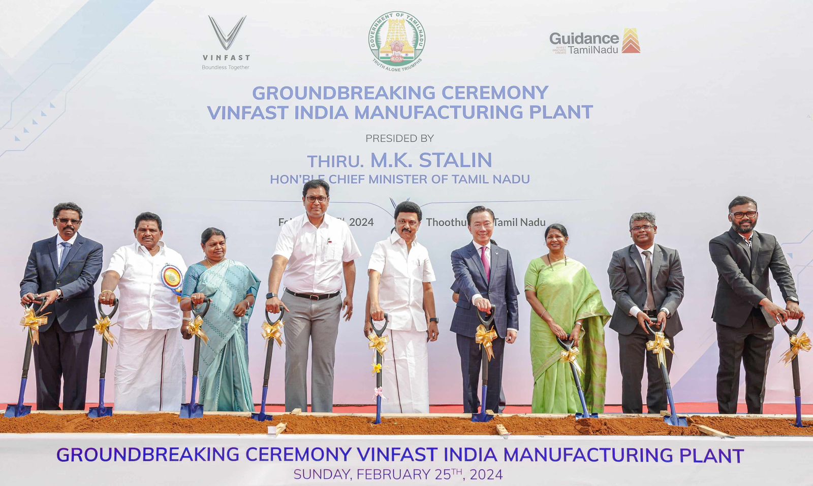 Groundbreaking Ceremony VinFast India