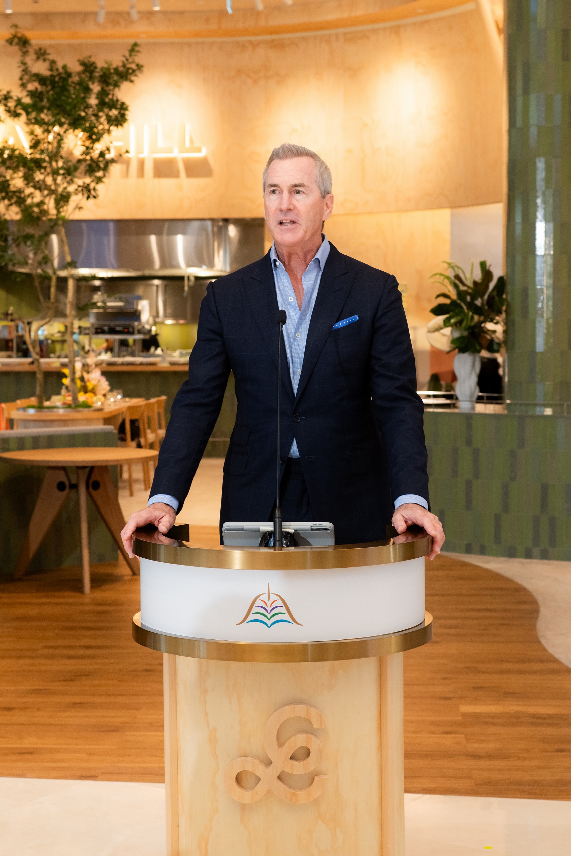 Mr. Kevin Kelley, Chief Operating Officer — Macau of Galaxy Entertainment Group delivered a heartfelt welcome speech at the ceremony.