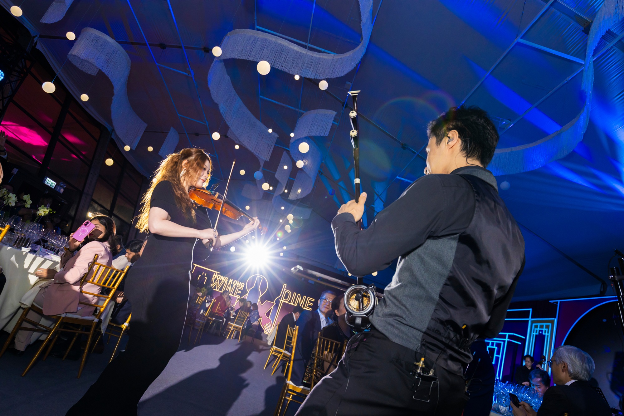 Performance by musicians at the Gala Dinner