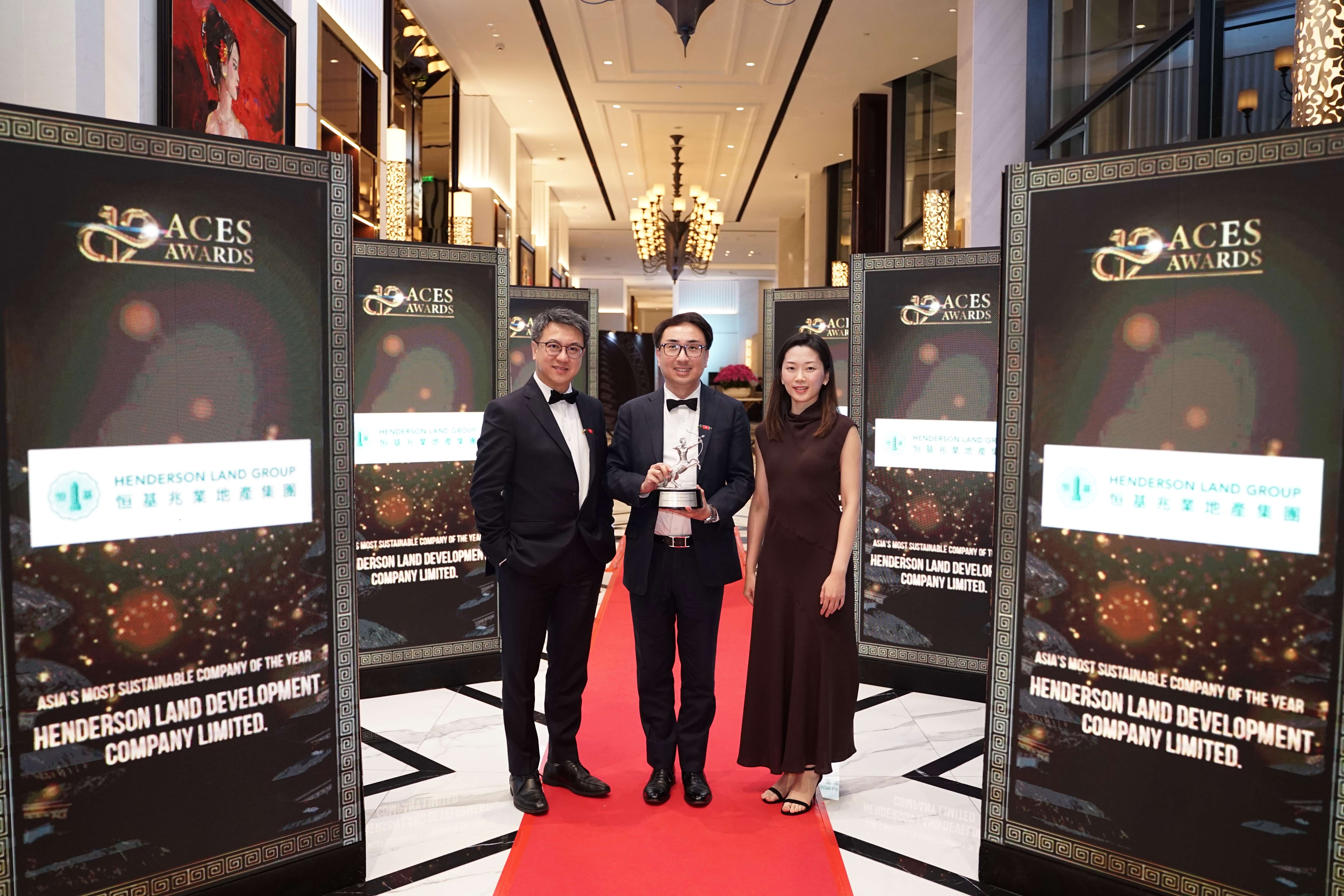 Henderson Land Bestowed Asia’s Most Sustainable Company of the Year 2025 in ACES Awards 2025